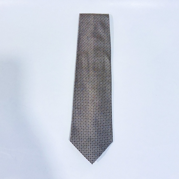 OLD RIVER Beige patterned tie - Picture 1 of 4